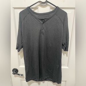 Lululemon Metal Vent Tech Henley Black XL